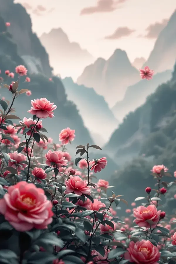 山茶花开 - 故乡 山茶 文艺 山茶花开电影海报